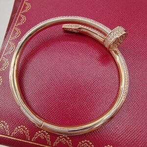 Cartier Rose Gold Nail Bracelet